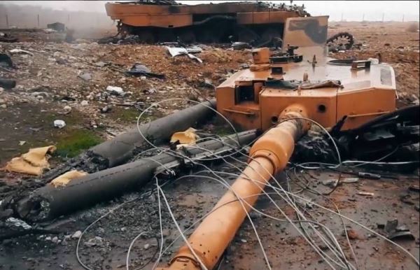 Российские ПТРК против натовских танков на Украине